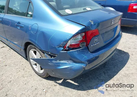 2008 Honda Civic Ex из США, поврежденный, VIN 1HGFA16888L111563